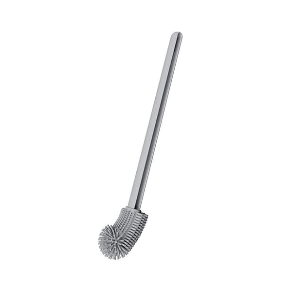 Kaareva silikoninen WC-harja, harmaa 101 Grey