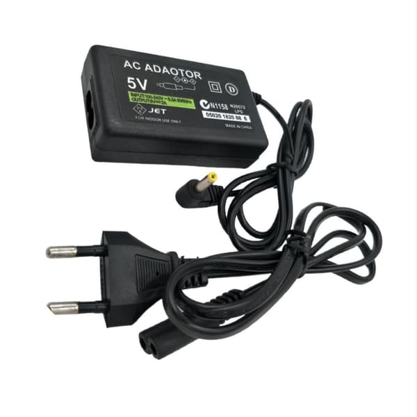 for PSP 1000 2000 3000, Lader 5V AC-adapter vegglader strømkabel