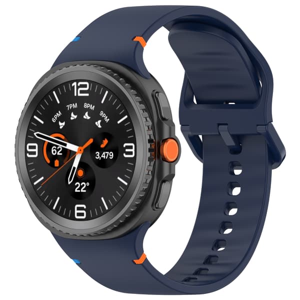 Silikonerem til Samsung Galaxy Watch 8 Blå 18 Blue