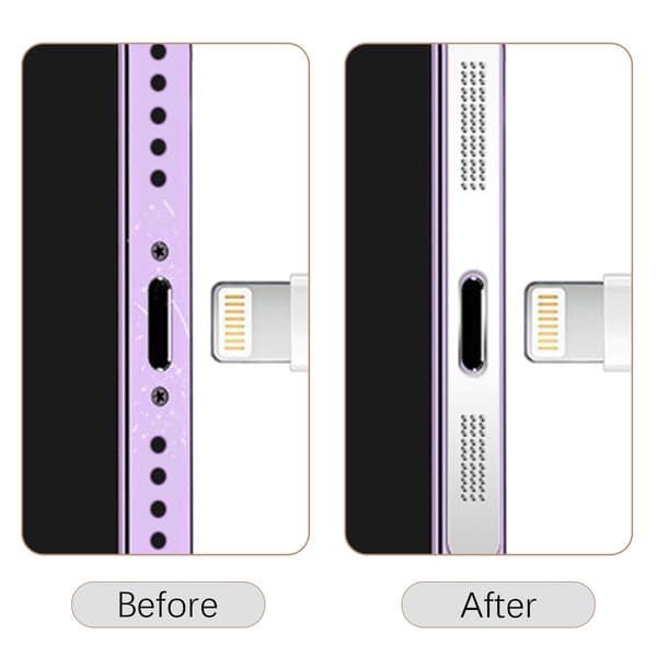 Anti-støvnet til iPhone 12/13/14 Pro Max, 10-pak sort 28 Black