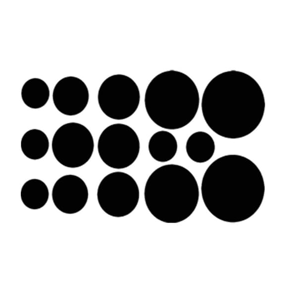Selvklæbende vandtætte reparationslapper til tøj Sort 89 Black
