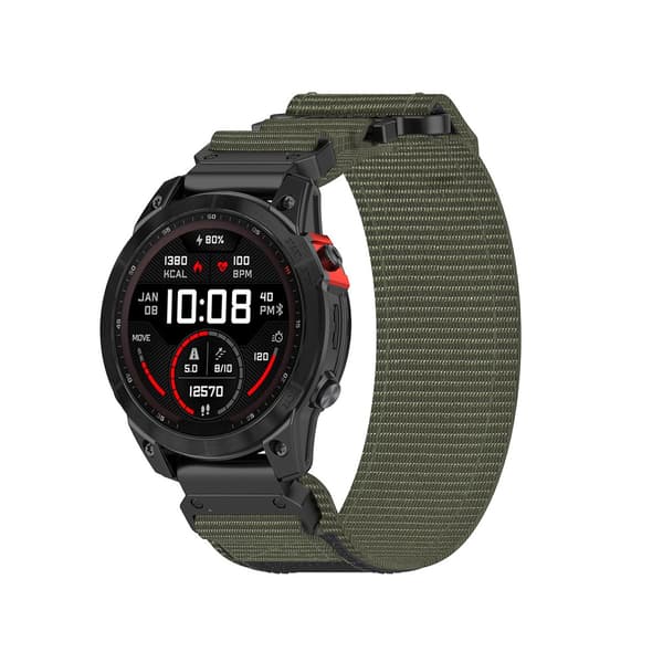 20 mm urrem til Garmin Fenix/Instinct/Descent/Epix Grå 31 Grey