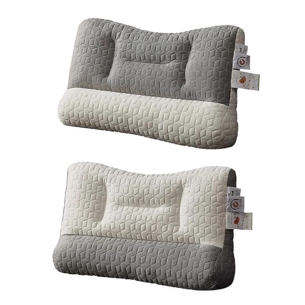 Proease pute for søvnapné, Pro Ease søvnapnépute, Proease US pute, Proease ortopedisk dyp søvnpute Grey