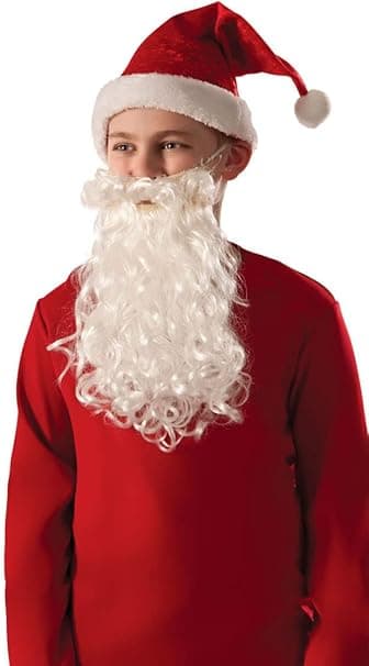 Tomte Skägg och Mustasch för Barn Standard