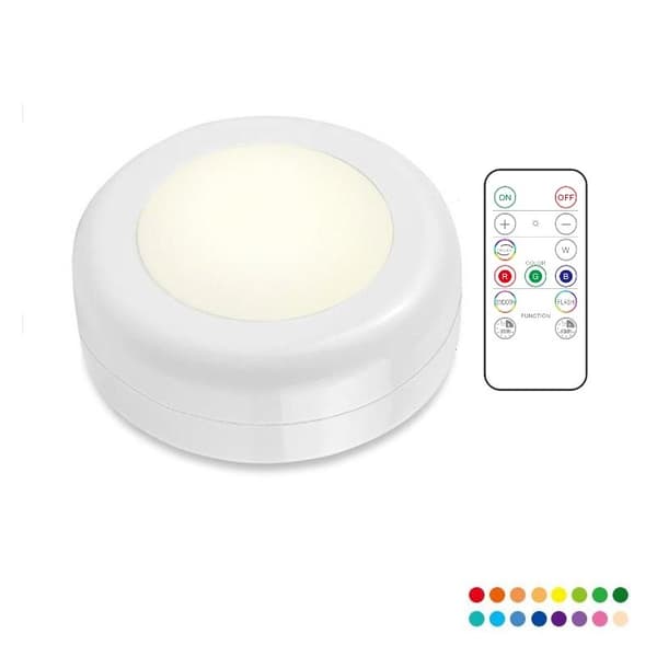 LED-spotlight med fjärrkontroll 1-pack 71