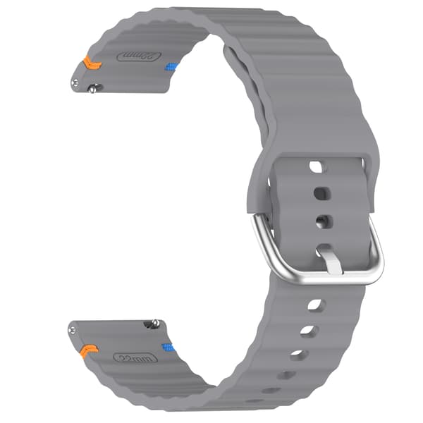 Silikonerem til Galaxy Watch, Garmin, Huawei - 20MM Bølget 16