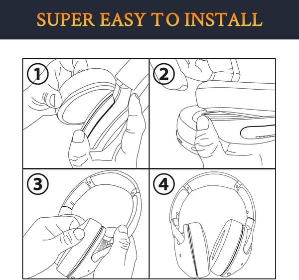 Ørepuder til SteelSeries Arctis 3/5/7/9/9X/Pro Sort 1 par 27