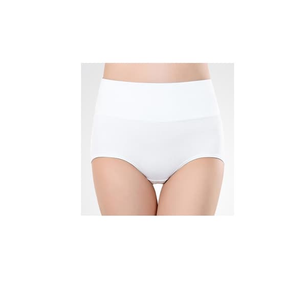 Trosor med hög midja (5-pack) Vit S Vit S White