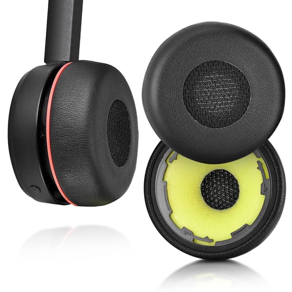 Ørepuder til Jabra Evolve 75 / 75+ / 75 UC / 75MS Sort 18 Black