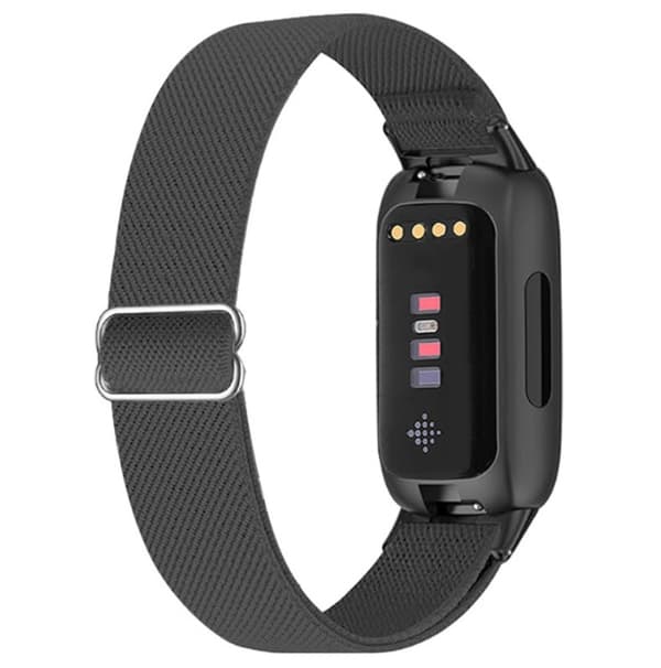 Fitbit Inspire 3 Elastisk Nylonrem Mørkegrå 6 DarkGrey