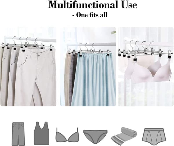 Byx-/kjolgalge med klämmor 10-pack 464