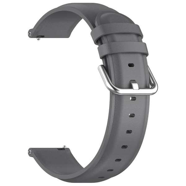 22 mm lærreim til CMF BY NOTHING Watch Pro Grå