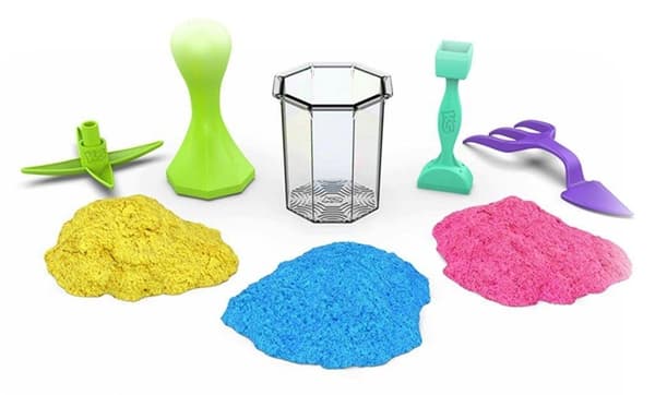 Kinetic Sand Squish n Create flerfärgad