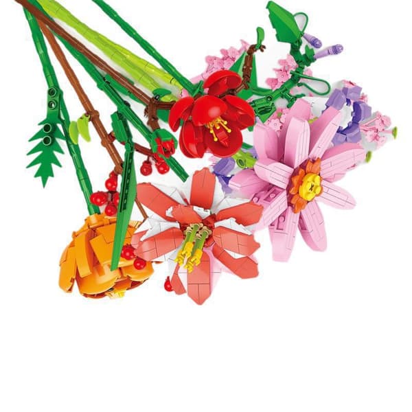 2024 Julkalender med 24 dagar Blomma Byggklossar [ZHE]