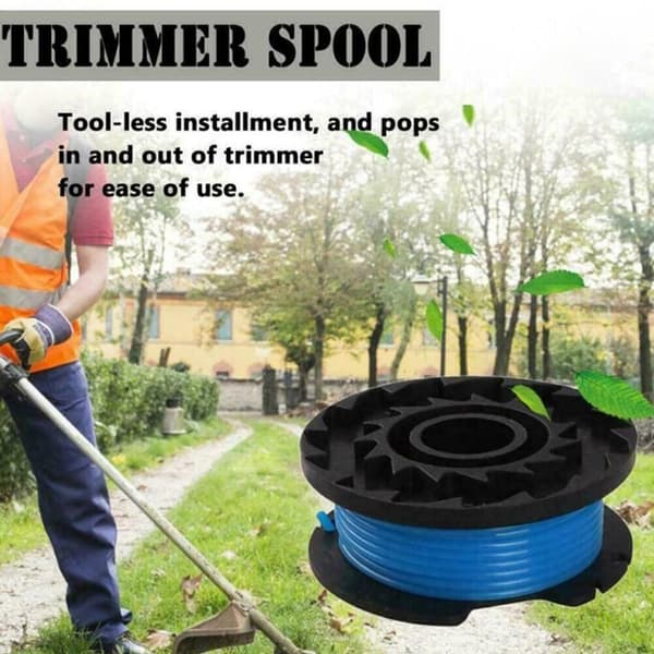 4-pack trimmer spole med trimmertråd för RYOBI grästrimmers 115