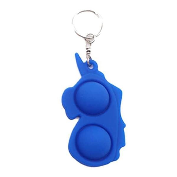 Enhjørning Fidget Legetøj / Fidget Legetøj / Simple Dimple Blue