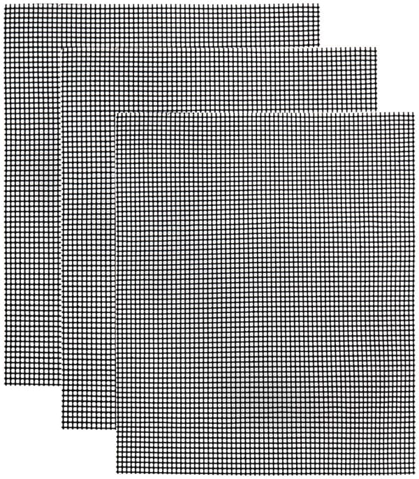 Grillnet/grillmåtte Non-stick Sort 3-pak 178