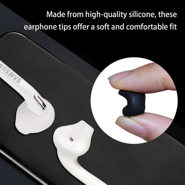 In-ear silikon ørepropper etui for Samsung Galaxy S6/S7, Note5/Note7 Hvit 11 White