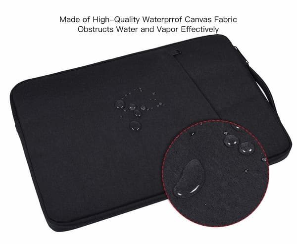 Laptopfodral 14.1 tommer/15.4 tommer lærred Sort 223 Black