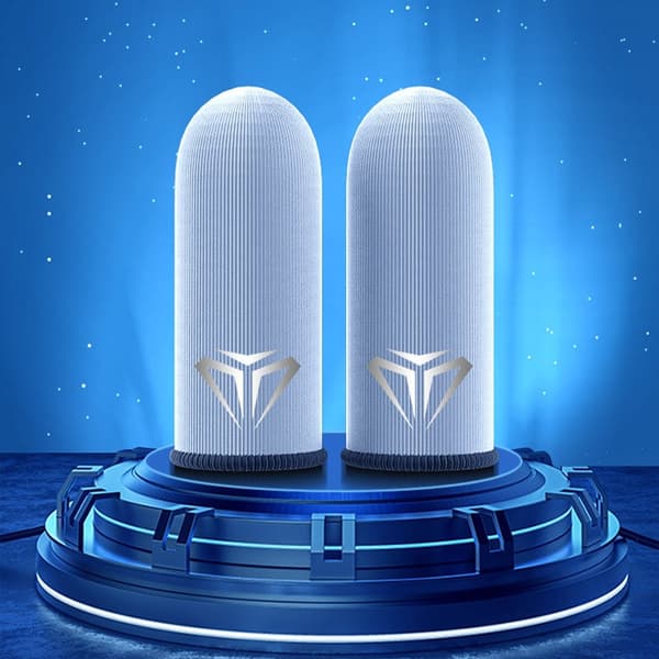 SZ-S02 Sølvfiber Gaming Fingerærmer (Sort) 11