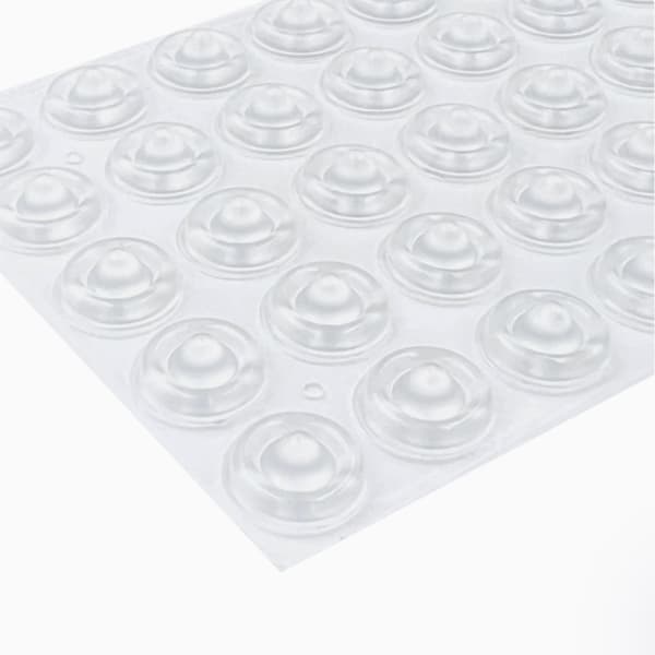 Självhäftande dörrstoppar, skyddsdynor 100-pack