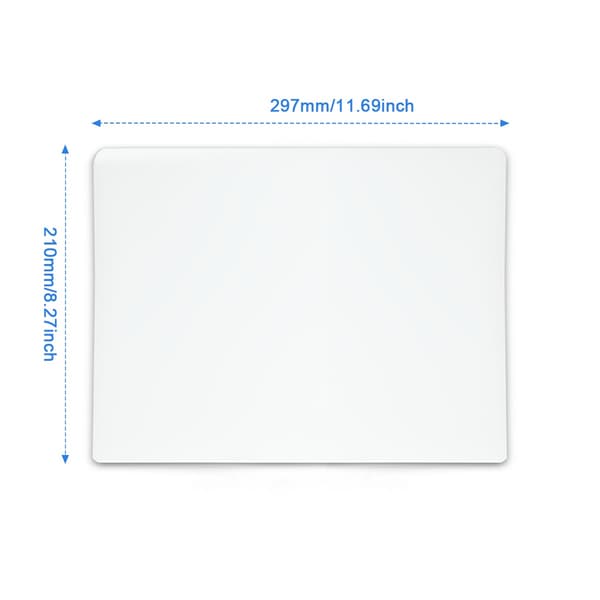 Magnetisk whiteboard för kylskåp Vit A4 Vit A4 White