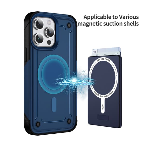 Smal magnetisk korthållarstativ - Skin Feel Blå 46 Blue