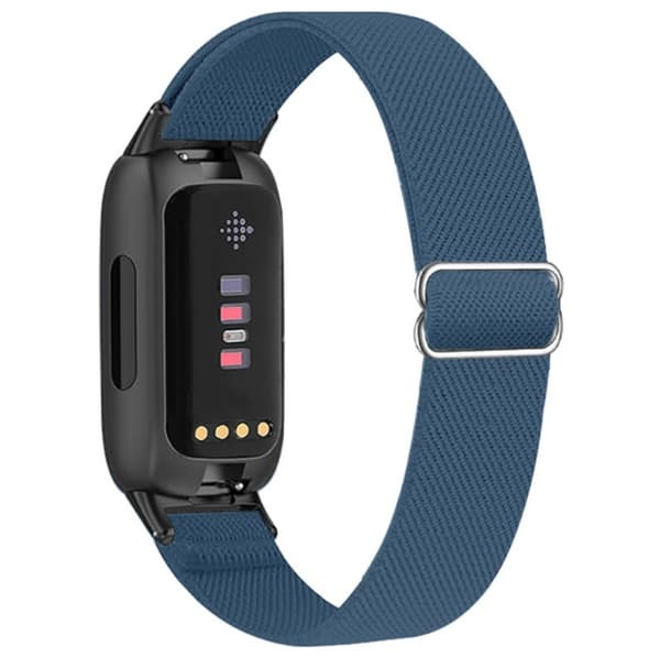 Fitbit Inspire 3-armbånd i elastisk nylon marineblå 7 NavyBlue