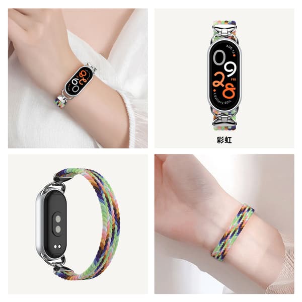 Stilig elastisk nylonrem til Xiaomi Mi Band 9 10