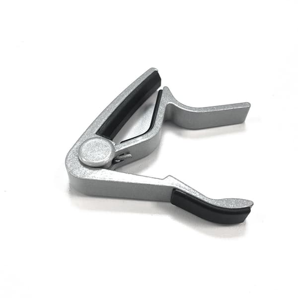 Gitar-capo i aluminiumslegering for akustiske gitarer, sølv 54 Silver