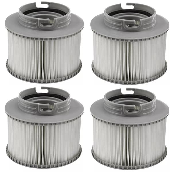 Filter for oppblåsbare MSpa-bassenger 4-pk 1 Pack