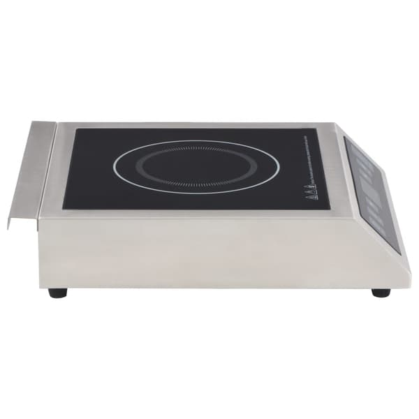 vidaXL Induktionskogeplade med Touch Display 3500 W silver Silver
