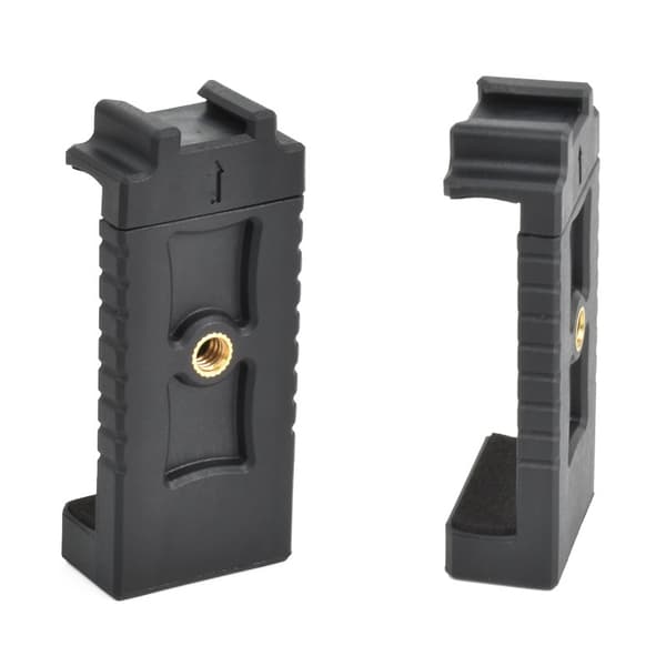 Mobiltelefonstativadapter, mobiltelefonholder mobiladapter til stativ Sort 39 Black