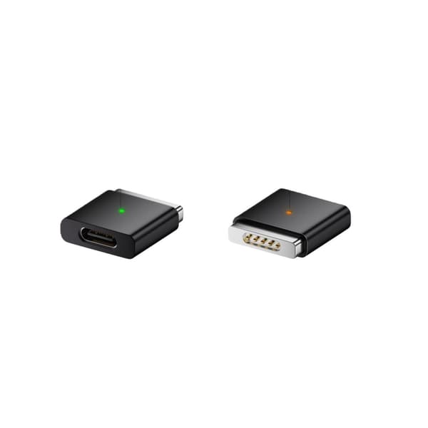 USB-C til MagSafe 2-adapter 100W - Oplad din MacBook nemt Sort 6 Black