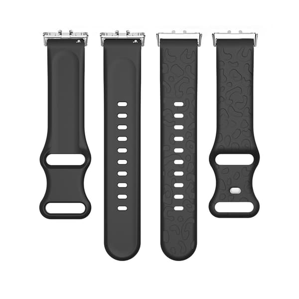 Silikonrem för Samsung Galaxy Fit3 Svart 17 Black