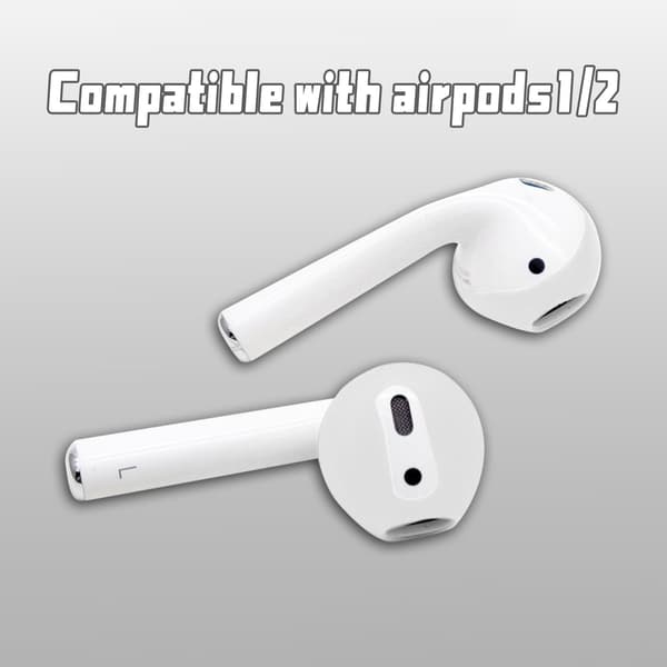 Silikone ørepropper til AirPods 1/2 generation hvid 1 White