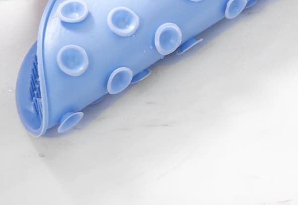 Fotskrubbmatta med halkfria sugkoppar Blå 142 Blue