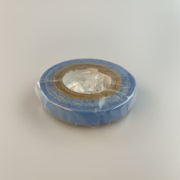 Dubbelhäftande tejp för hårförlängningar/peruker 1 rulle 0.8 cm 12