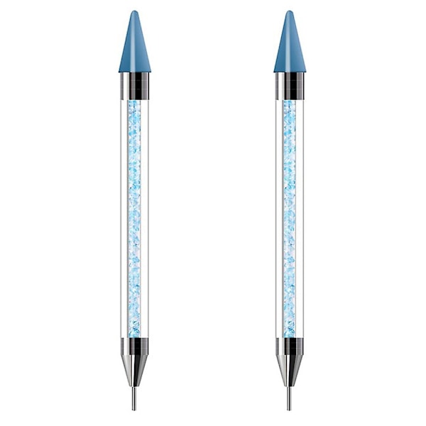 -Rhinestone Selection Penna, Dobbelt Endet Diamond Tegneblyant Ædelsten Crystal Selection Penna Nail Art DIY Dekorationsværktøj-7