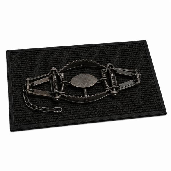 3D Fälla Visuell Badrumsmatta i Kiselgur, Absorberande Halkfri Dörrmatta för Badrumsingång 4 80*120cm
