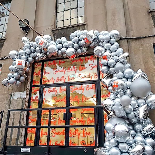 Sølvballoner, 70 stk. 10 tommer Metalliske Balloner Sølv Metallic Ba