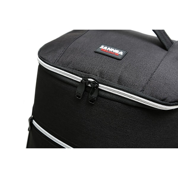 20L Joustava kylmälaukku reppu, ylimääräistä tilaa, musta Black one size