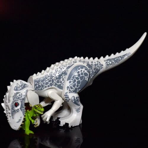 Indominus Rex xxl Stor Full Size Dinosaur Figur Blokk Passform - Perfekt