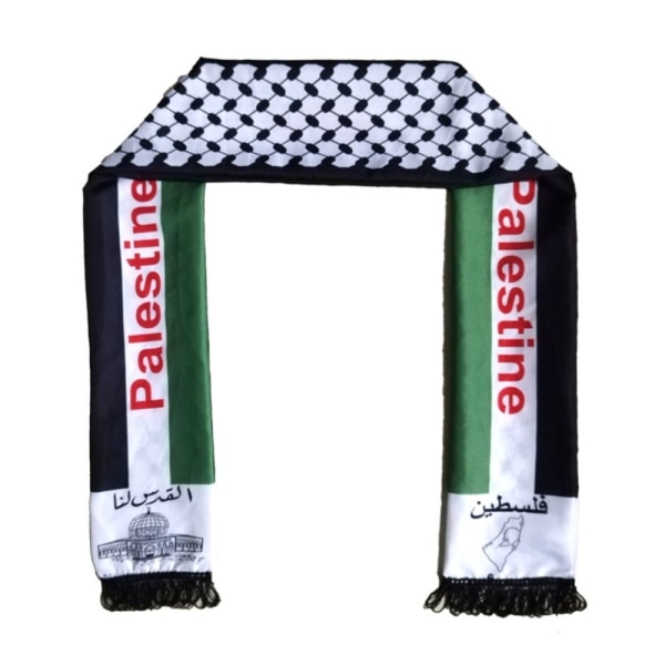 Palestina Flagg Scarf Palestina Nasjonal Flagg Halsduk 2 2 2 2