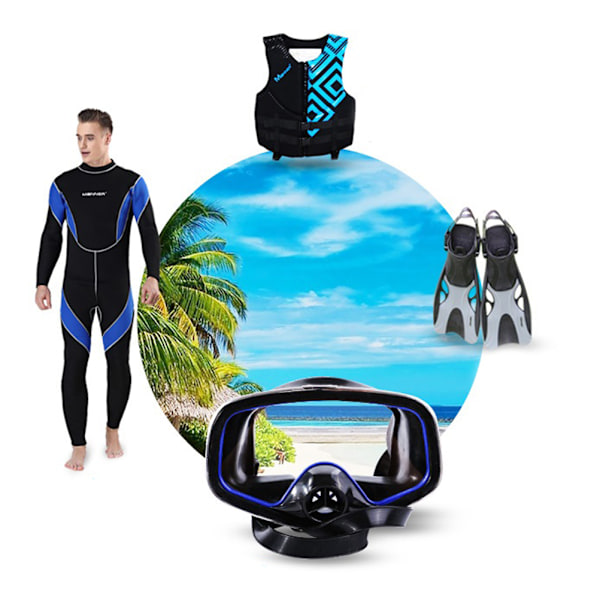 Härdat Glas Ytdykmask Glasögon Vuxen Undervattenssimning Vattentäta Snorkelglasögon