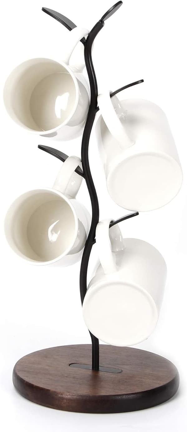 Kaffekoptræ til bordplade, kaffekopholder, kopholder til bordplade