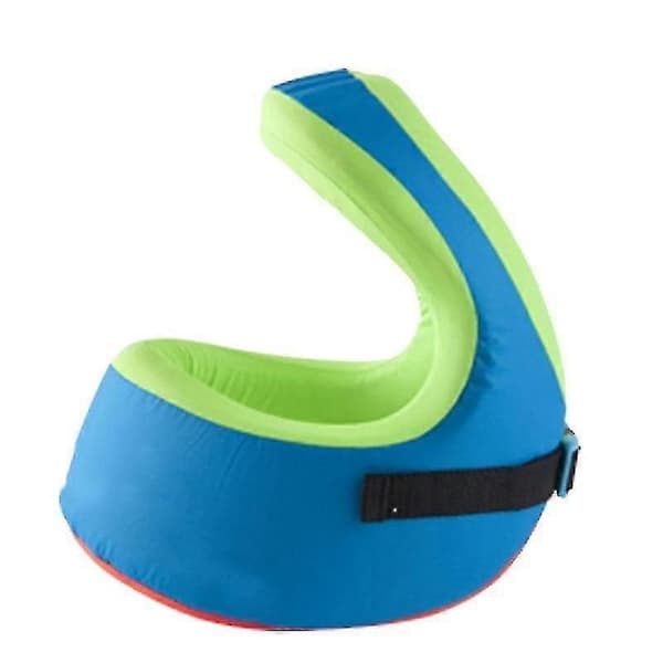 Simväst, kompatibel med barns bärbara uppblåsbara poolleksaker simring blå{f3} blue S