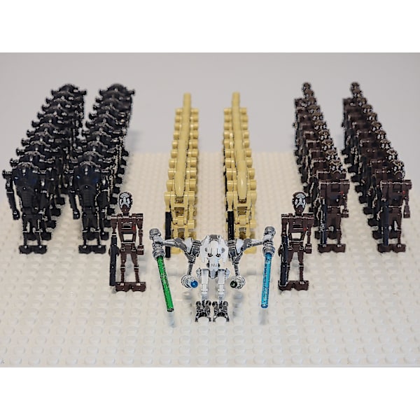 Star Wars Battle Droids Hær Custom Sæt 63 stk. Commando Droids Super Battle Droids [DmS]