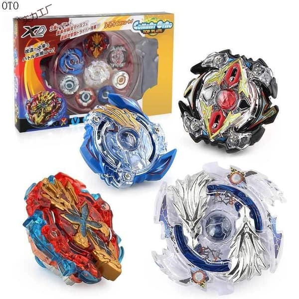 Burst Battle Spinning Top Legetøj, Brugerdefineret Samle Battle Gyro Sæt, Arena Kamp Legetøj til Børn Red