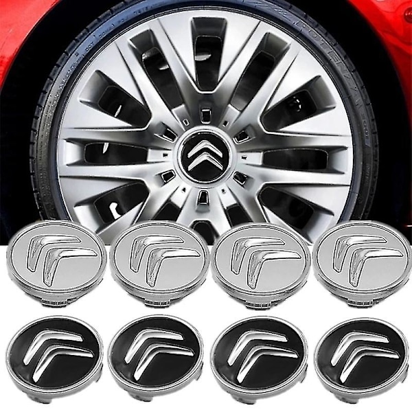 60mm Bilhjul Centerkapsler Til Citroen C2 C3 C4 C5 C1 Elysee GX Picasso Saxo Cactus Ds3 Ds4 Ds6 Navkapsel Tilbehør